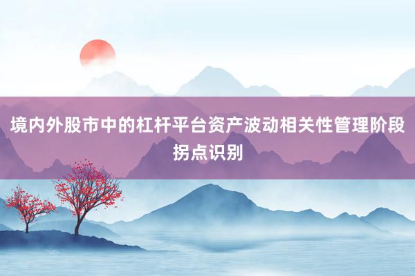 境内外股市中的杠杆平台资产波动相关性管理阶段拐点识别